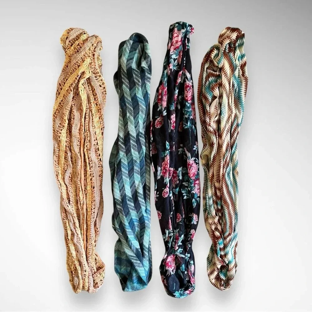 INFINITY SCARVES 4 Lightweight Colorful |‎ GUC